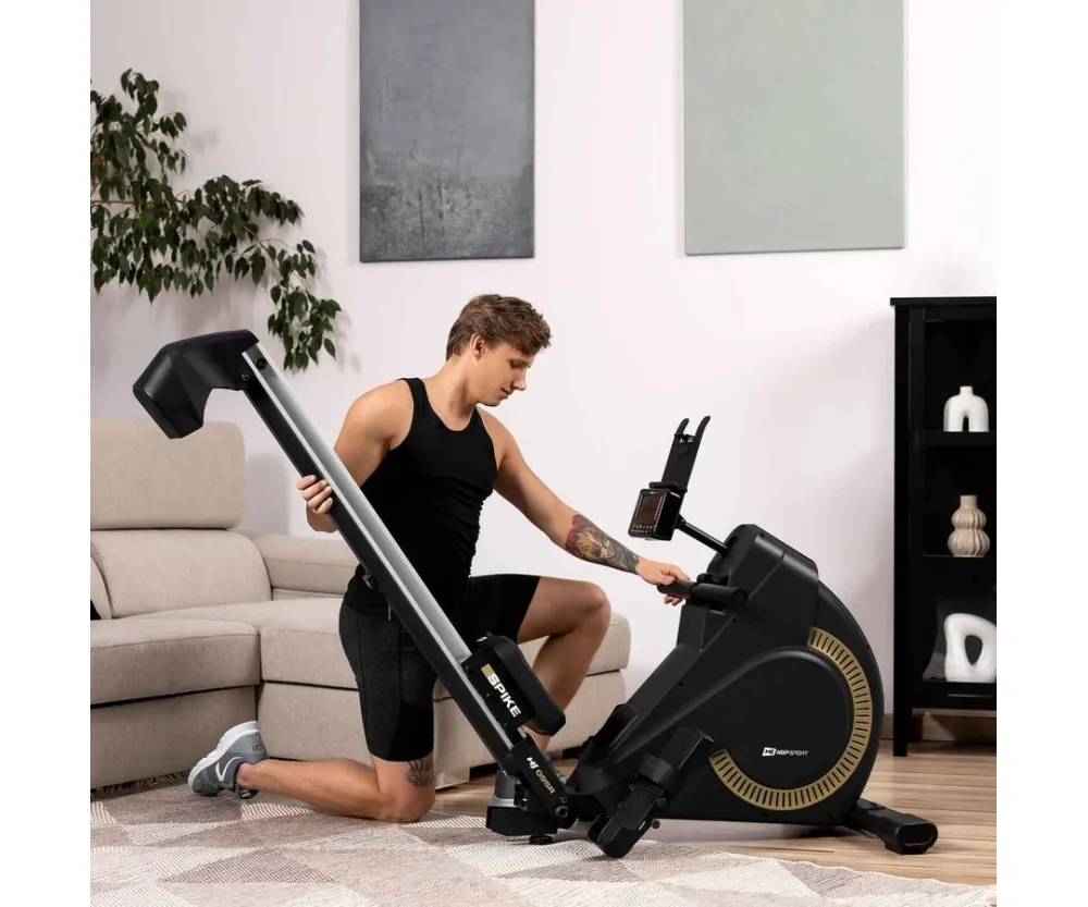 Гребной тренажер Hop-Sport HS-095R Spike (bl-gold)