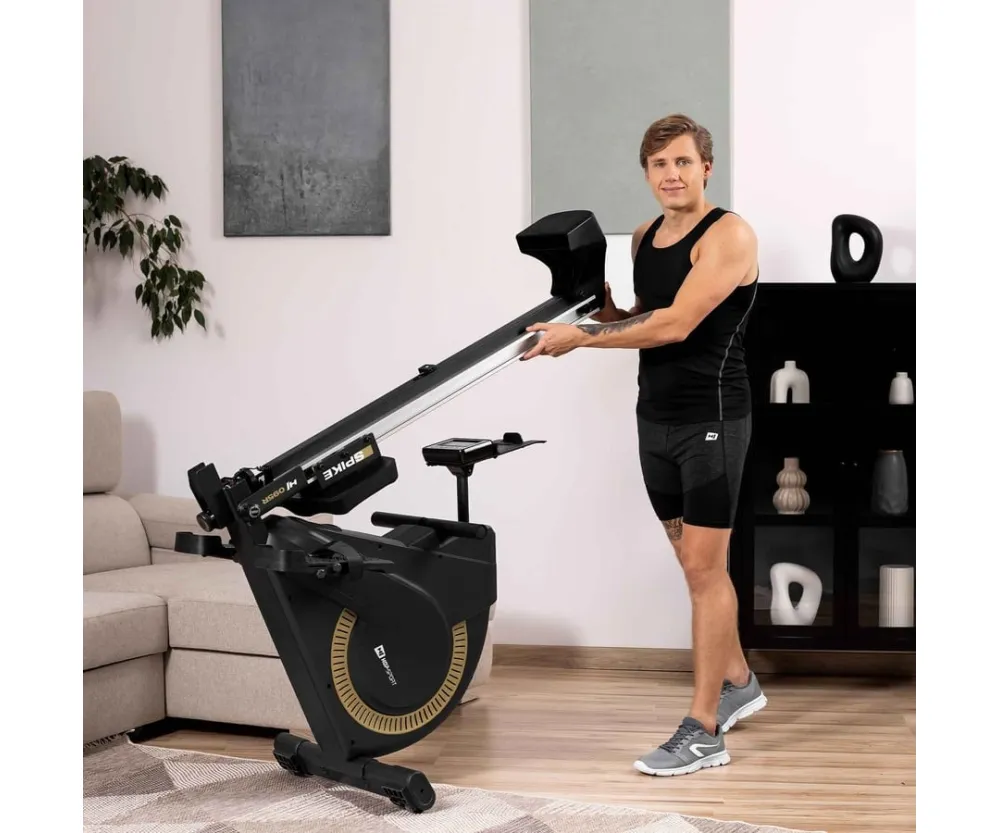 Гребной тренажер Hop-Sport HS-095R Spike (bl-gold)