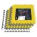 Мат-пазл Hop-Sport EVA HS-A010PM 120 х 120 x 1 см 4 части желто-серый - фото №2