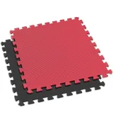 Мат-пазл Hop-Sport EVA HS-A010PM 120 х 180 x 1 см 6 частей черно-красный