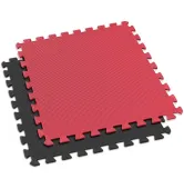 Мат-пазл Hop-Sport EVA HS-A010PM 120 х 180 x 1 см 6 частей черно-красный