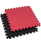 Мат-пазл Hop-Sport EVA HS-A020PM 121 х 121 x 2 см 4 части красно-черный