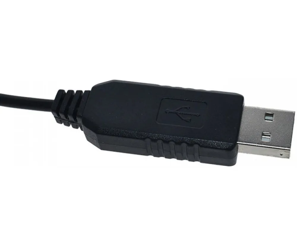 Кабель питания USB - DC 5.5 x 2.1 мм с преобразователем 5V-9V