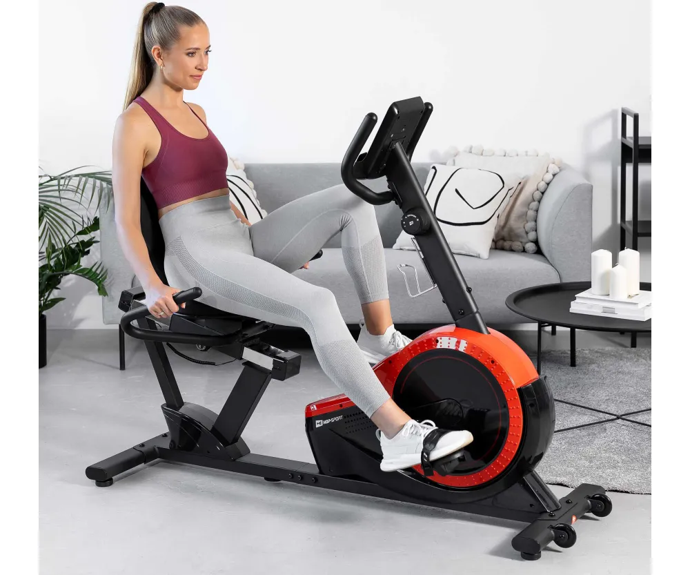 Велотренажер Hop-Sport HS-060L Pulse (bl-rd) 2020