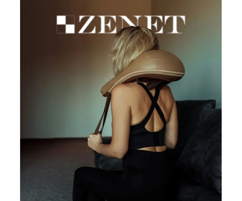 Роликовый массажер для шеи и плеч Zenet Zet-759