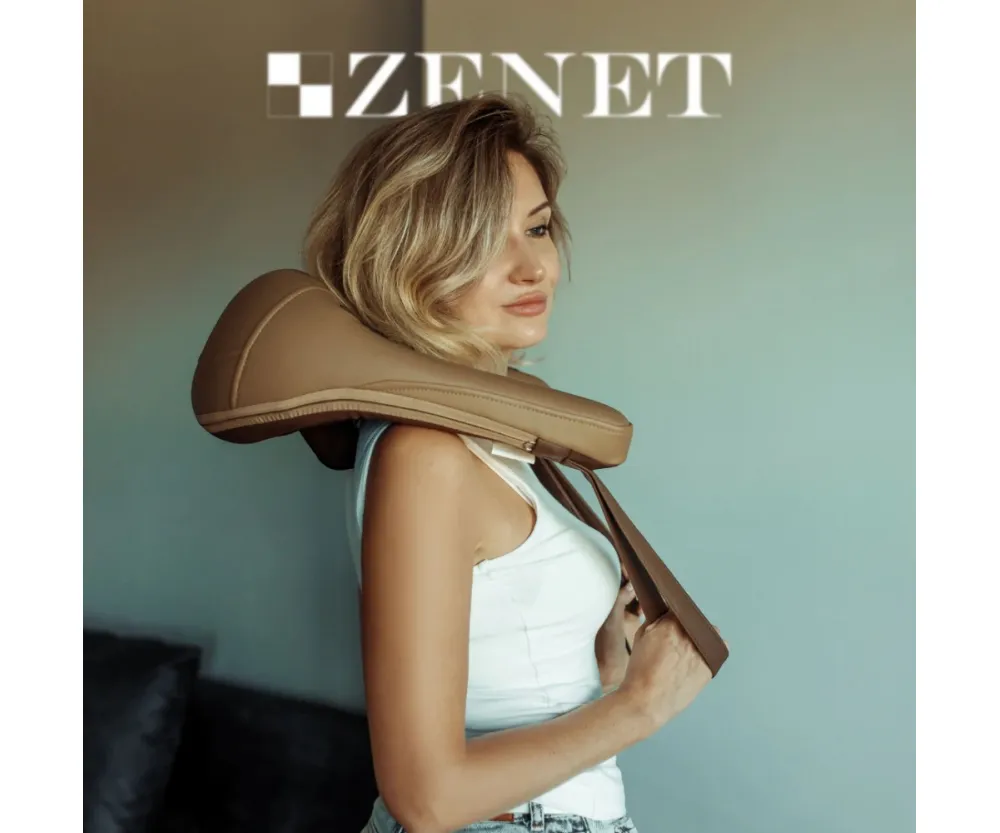 Роликовый массажер для шеи и плеч Zenet Zet-759