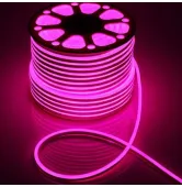 Световой шнур Lumion 8x16 мм, 92 LED/м.п Super SMD Neon Flex розовый 1013-NN