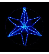 Гирлянда внешняя Delux Motif Star Z 6 кон. 60x60 см 13 flash синий IP44 EN 90019524