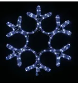 Мотив Снежинка Lumion 40х40 см 12LED белый с мерцанием 10704-NN