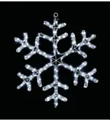 Мотив Снежинка Lumion 60х60 см 20LED белый с мерцанием 10706-NN