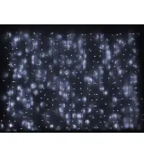 Гирлянда внешняя Delux Curtain 2x3m 912LED белый/черный IP44 EN 90009058