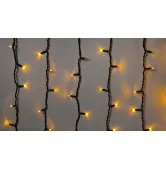 Гирлянда внешняя Delux Icicle 108 LED 2x1m flash желтый/черный IP44 EN 90012942