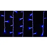 Гирлянда внешняя Delux Icicle 75 LED 2x0,7m flash синий/белый IP44 EN 90012957