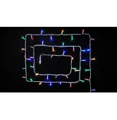 Гирлянда внешняя Delux String 100 LED 10m (2x5m) flash мульти/белый IP44 EN 90012974