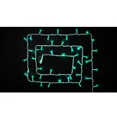 Гирлянда внешняя Delux String 100 LED 10 м (2х5 м) зеленый/белый IP44 EN 90016598