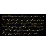 Гирлянда внутренняя Delux String С 200LED 10 м теплый белый/прозрачный IP20 90017981