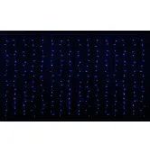 Гирлянда внутренняя Delux Curtain С 256LED 3х2 м синий/прозрачный IP20 90017996