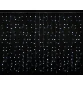 Гирлянда внутренняя Delux Curtain С 320LED 3х3 м белый/прозрачный IP20 90017998