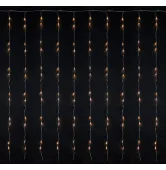 Гирлянда внутренняя Delux Waterfall С 240LED 2х2 м теплый белый/прозрачный IP20 90018000