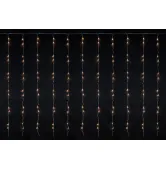 Гирлянда внутренняя Delux Waterfall С 264LED 3х2 м теплый белый/прозрачный IP20 90018003