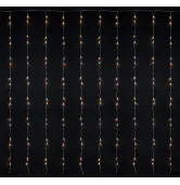 Гирлянда внутренняя Delux Waterfall С 320LED 3х3 м теплый белый/прозрачный IP20 90018006