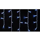 Гирлянда внешняя Delux Icicle 75 LED 2x0.7m 18 flash белый/белый бахрома IP44 EN 90020889