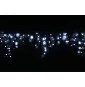 Гирлянда внешняя Lumion Icicle 84 LED 2х0.5 м черный/белый с мерцанием all flicker 20451-DЕ