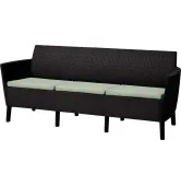 Диван для сада Keter Salemo 3 Seater Sofa Коричневый