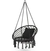 Кресло-гамак Outtec Boho XXL подвесное Черный