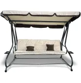 Садовая раскладная 4 местная качеля Avko Relax Plus ARSC18733 Beige
