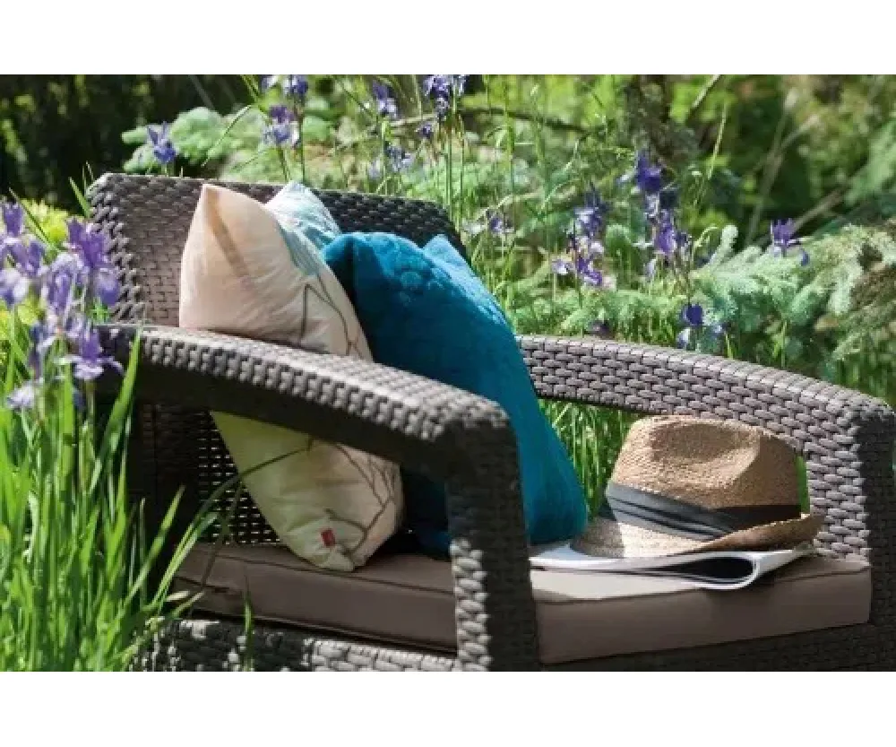 Комплект садовых кресел Keter Corfu Duo Set Коричневый