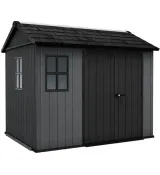 Садовый пластиковый домик 230х287 см Keter Newton Plus 975 259109 Серый