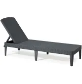 Шезлонг пластиковый Keter Jaipur Sun Lounger Графит