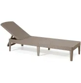 Шезлонг пластиковый Keter Jaipur Sun Lounger Капучино