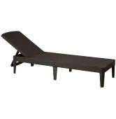 Шезлонг пластиковый Keter Jaipur Sun Lounger Коричневый