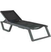 Шезлонг Siesta Rio Wood Light Dark Grey