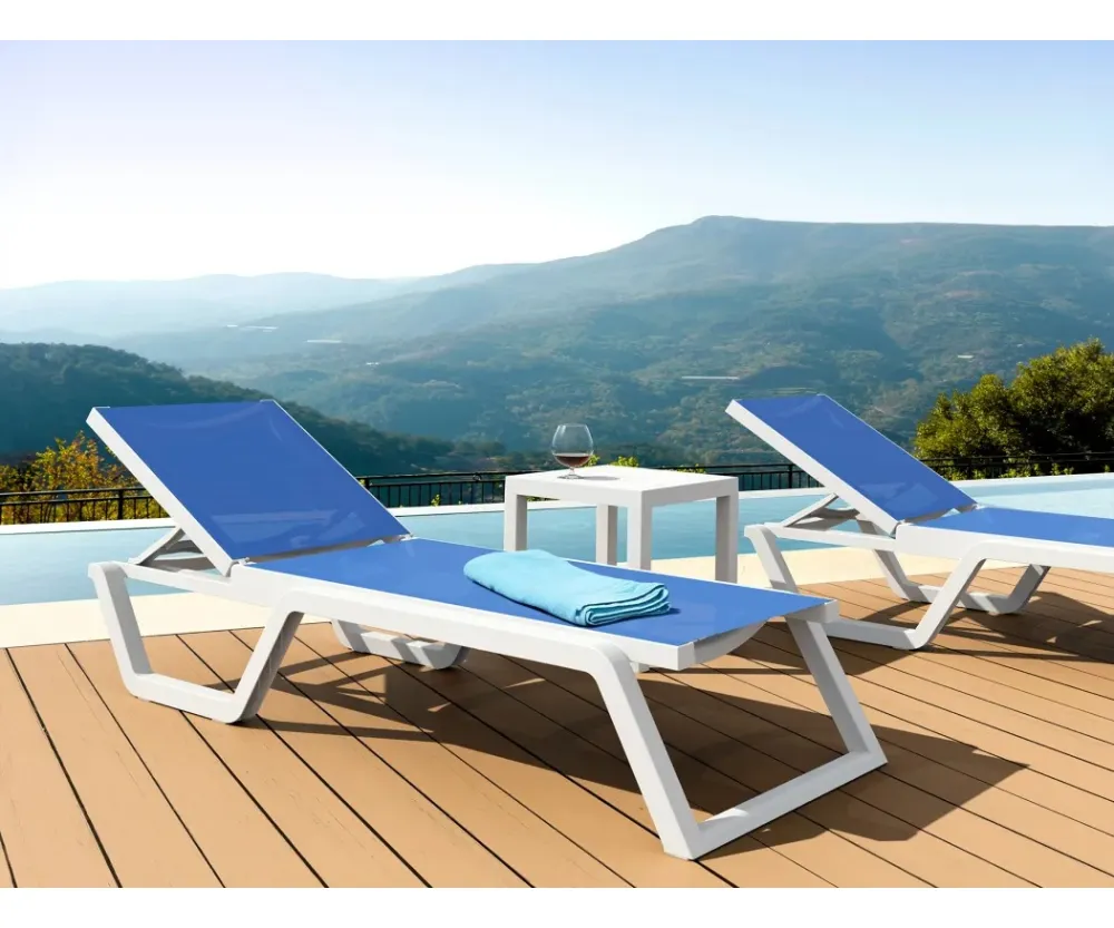 Шезлонг Siesta Rio Wood Light Dark Grey