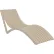 Шезлонг Siesta Slim Wood Light Taupe