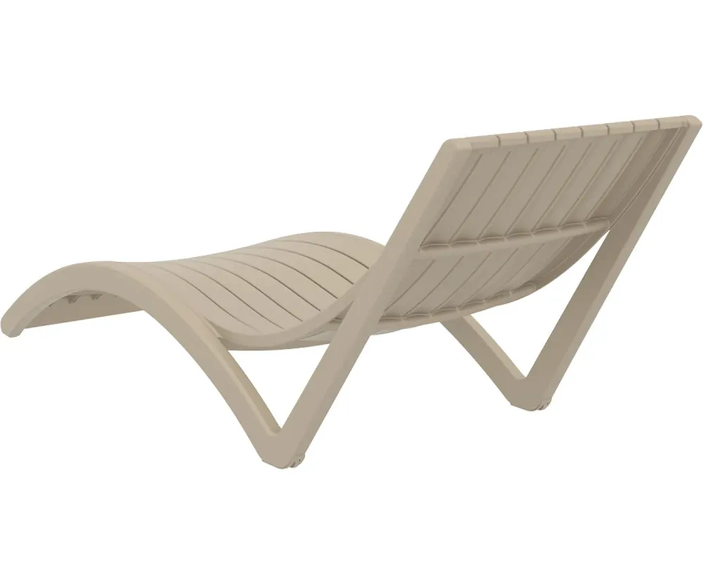 Шезлонг Siesta Slim Wood Light Taupe