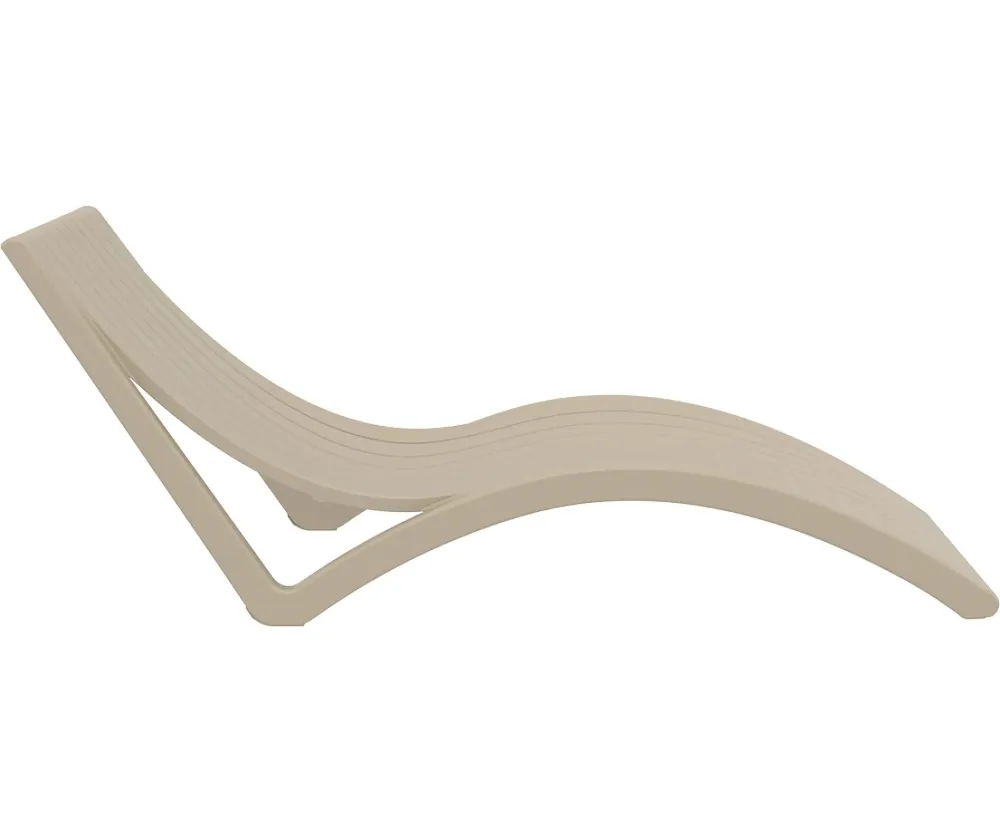 Шезлонг Siesta Slim Wood Light Taupe