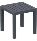 Стол для шезлонга Siesta Ocean Side Table Wood Light Dark Grey