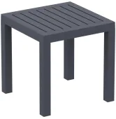 Стол для шезлонга Siesta Ocean Side Table Wood Light Dark Grey