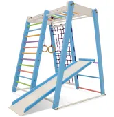 Детский спортивный уголок SportBaby Кроха-3 Sky