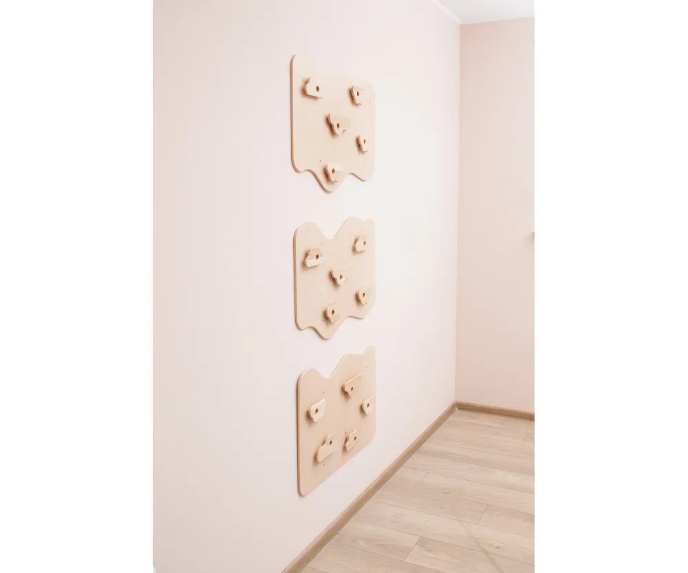 Скеледром 3 секции Wood and Hearts AATC Натуральное дерево