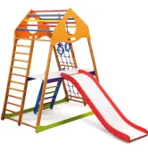 Детский спортивный комплекс для дома SportBaby KindWood Plus 2