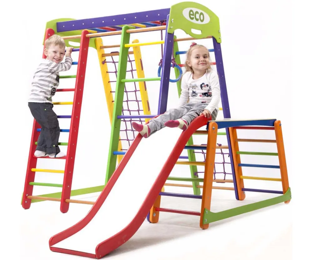 Спортивный комплекс для дома SportBaby Акварелька Plus 1-1