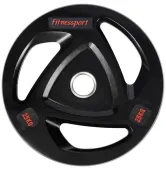 Диск олимпийский обрезиненный Ø51 мм 25 кг Fitnessport RCP17-25