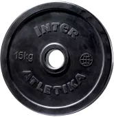Диск обрезиненный Ø51 мм 15 кг InterAtletika LCA026-M