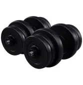  Гантели Fit-On 2x21кг битумные
