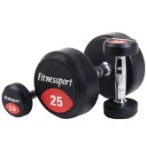 Гантельный ряд обрезиненный 2,5-25 кг (10 пар) 275 кг Fitnessport FDS-10